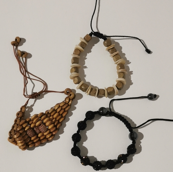 #43~ 2 Bracelets black one is free. - Picture 2 of 5